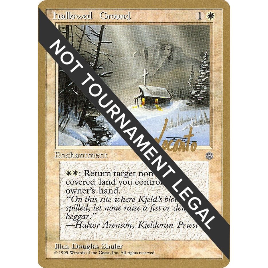 Image for Hallowed Ground - 1996 Michael Loconto (ICE) (WCD) - Magic: The Gathering