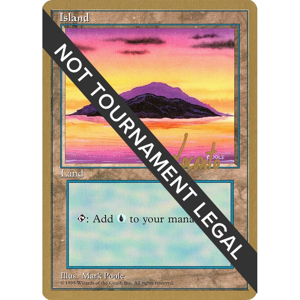 Image for Island (A) - 1996 Michael Loconto (4ED) (WCD) - Magic: The Gathering