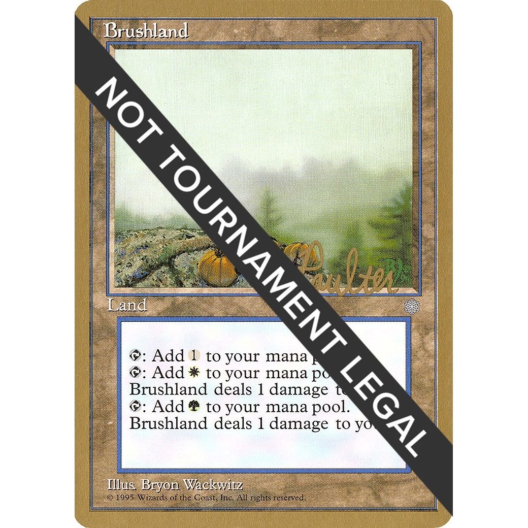 Image for Brushland - 1996 Preston Poulter (ICE) (WCD) - Magic: The Gathering