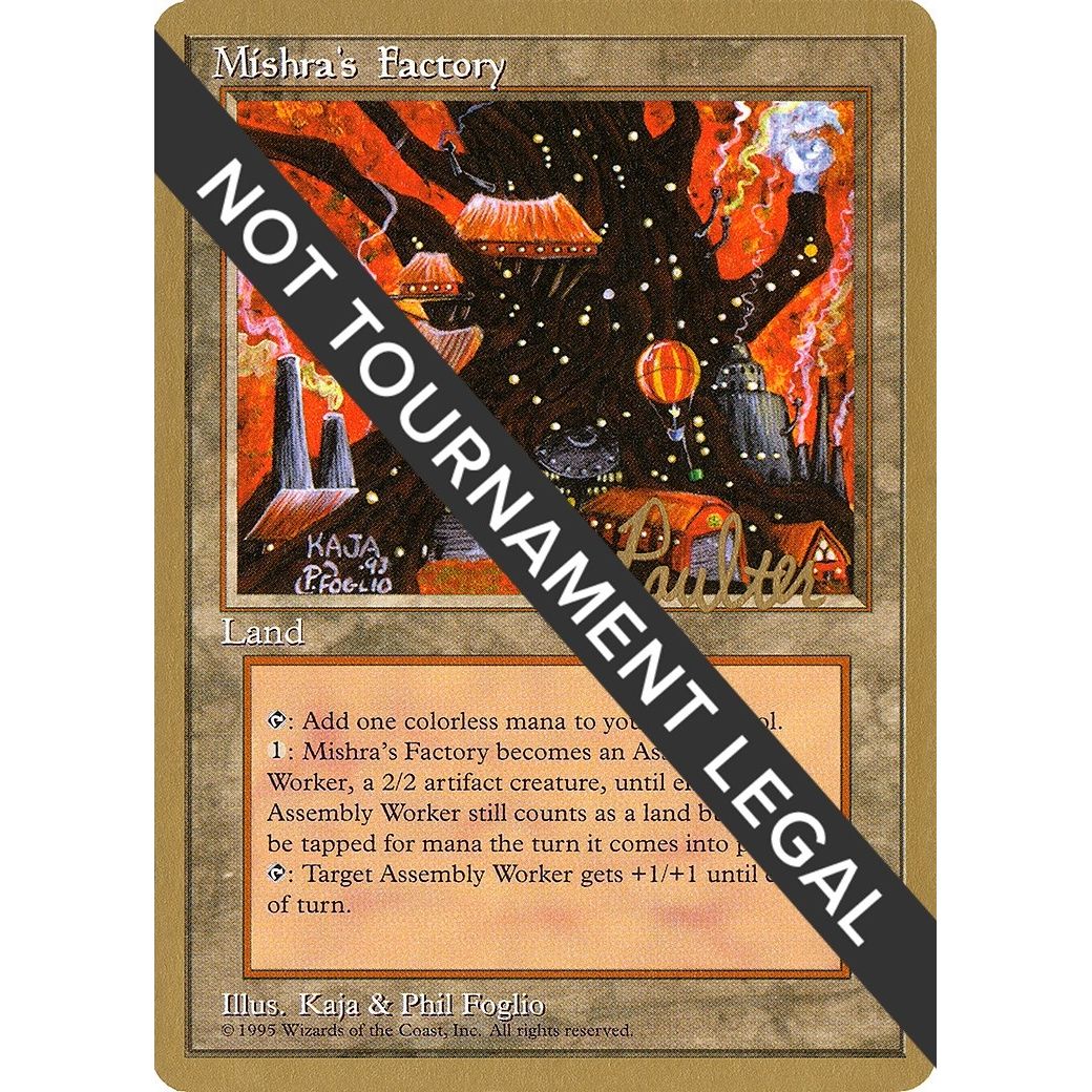 Image for Mishra's Factory - 1996 Preston Poulter (4ED) (WCD) - Magic: The Gathering
