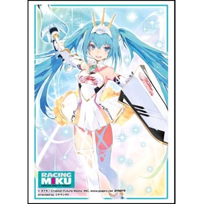 Image for Bushiroad Sleeve Collection HG Vol.1004: Vocaloid - Hatsune Miku Racing Ver.2015 (60-Pack) - Card Sleeves