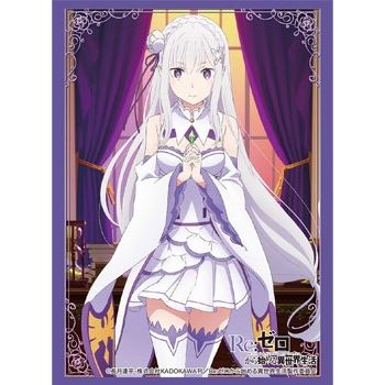 Image for Bushiroad Sleeve Collection HG Vol.1185: Re:ZERO - Emilia (60-Pack) - Card Sleeves