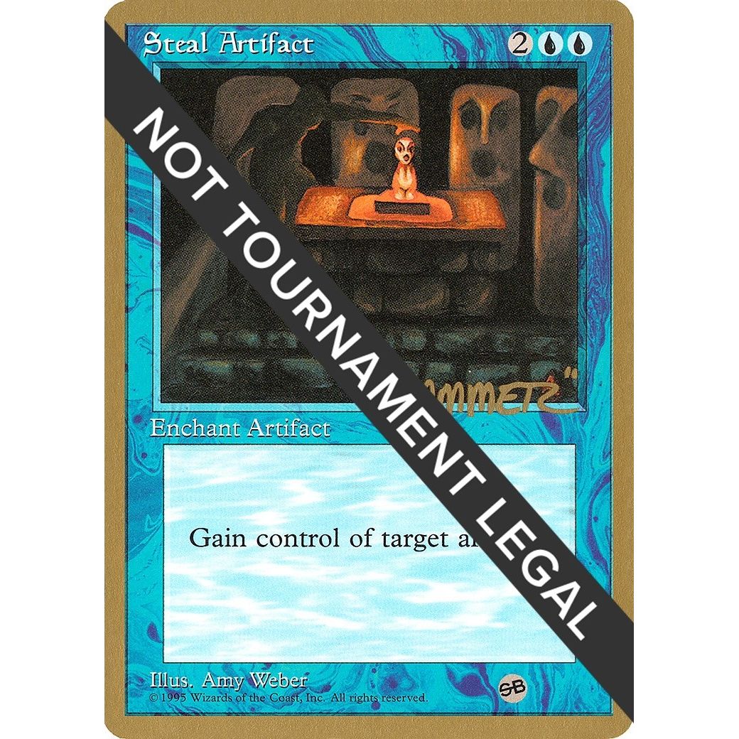 Image for Steal Artifact - 1996 Shawn "Hammer" Regnier (4ED) (SB) (WCD) - Magic: The Gathering