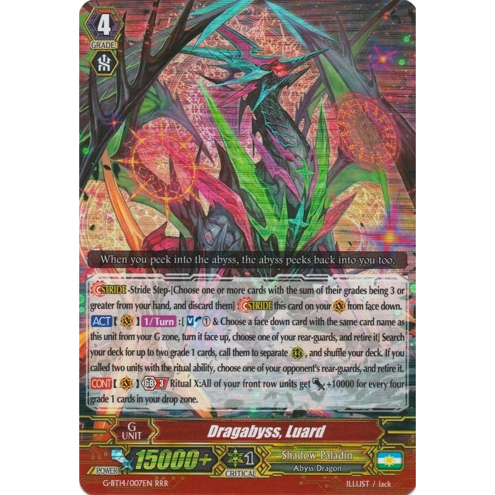 Image for Dragabyss, Luard (G-BT14/007EN) (G-BT14) - Cardfight Vanguard
