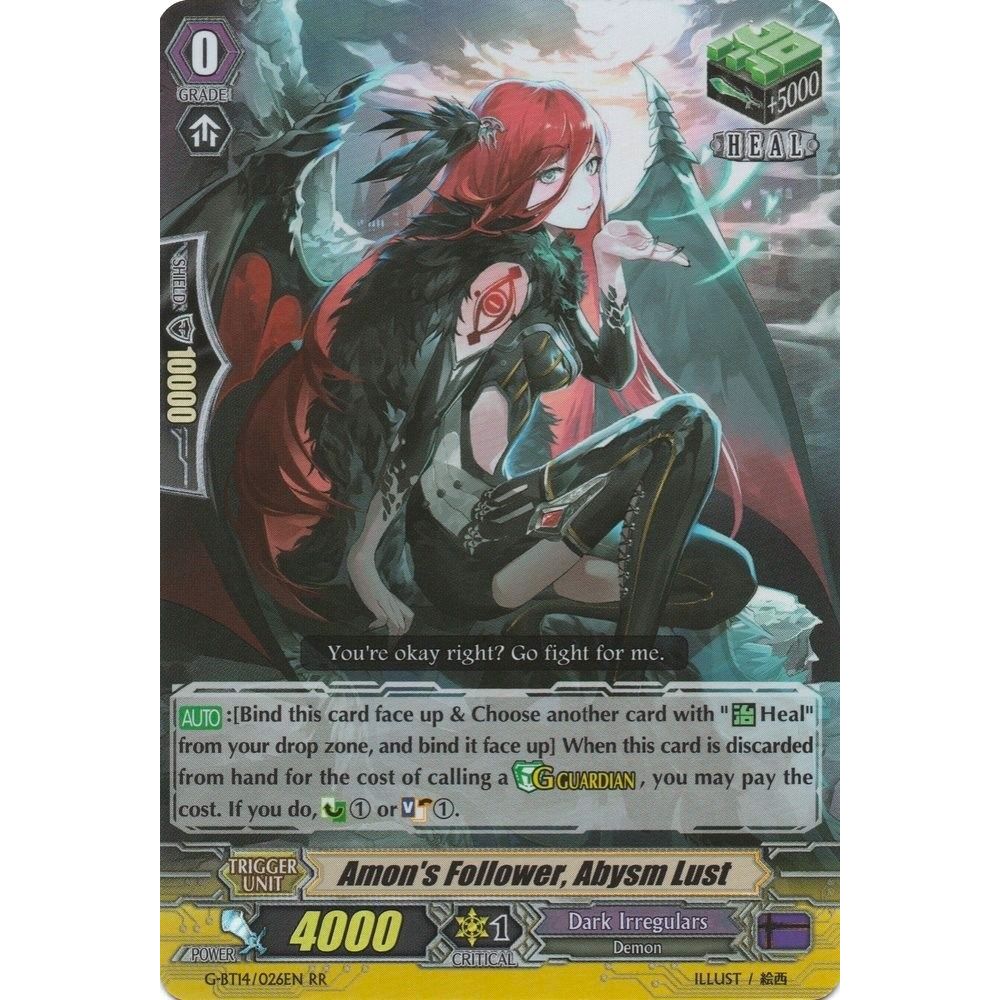 Image for Amon's Follower, Abysm Lust (G-BT14/026EN) (G-BT14) - Cardfight Vanguard