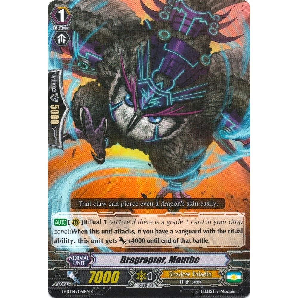 Image for Dragraptor, Mauthe (G-BT14/061EN) (G-BT14) - Cardfight Vanguard