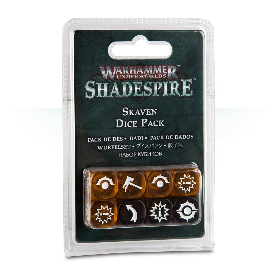 Image for Warhammer: Underworlds - Shadespire: Skaven Dice (8-Pack) - Warhammer Game Accessories