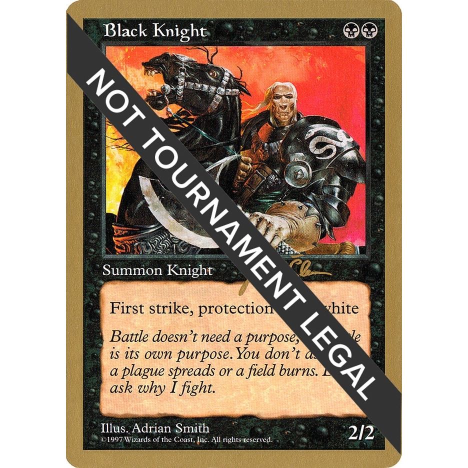 Image for Black Knight - 1997 Jakub Slemr (5ED) (WCD) - Magic: The Gathering
