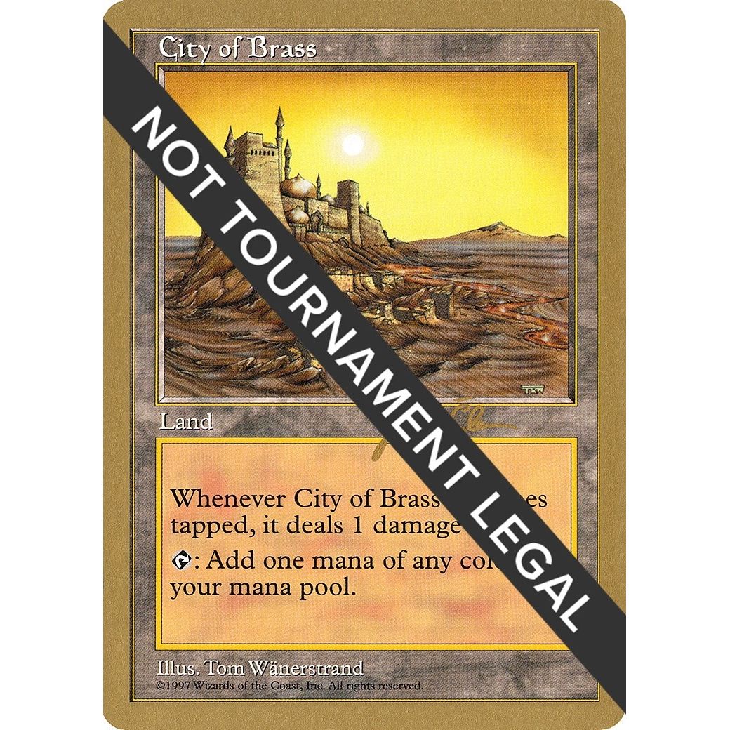 Image for City of Brass - 1997 Jakub Slemr (5ED) (WCD) - Magic: The Gathering