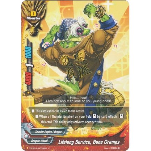 Image for Lifelong Service, Bone Gramps (X-CBT-A/0038EN) (X-CBT) - Future Card BuddyFight