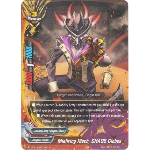 Image for Misfiring Mech, CHAOS Globes (X-CBT-B/0037EN) (X-CBT) - Future Card BuddyFight
