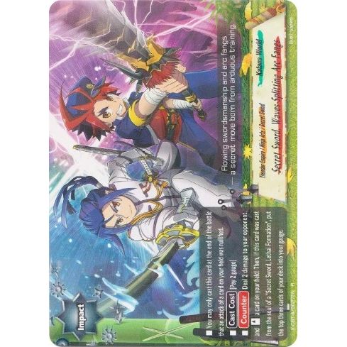 Image for Secret Sword, Waves-Splitting Arc Fangs (X-CBT-A/0027EN) (X-CBT) - Future Card BuddyFight
