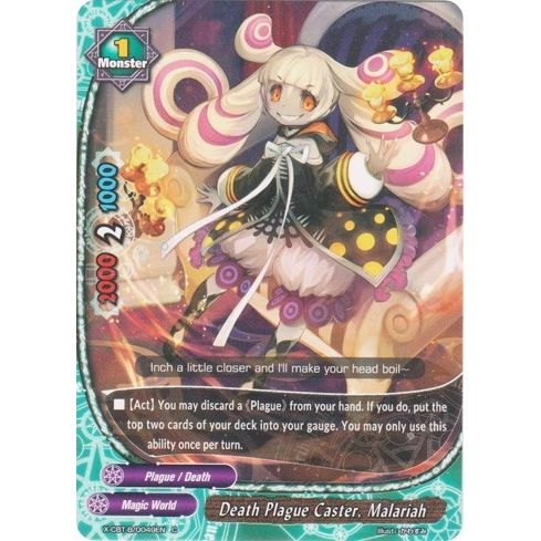 Image for Death Plague Caster, Malariah (X-CBT-B/0049EN) (X-CBT) - Future Card BuddyFight
