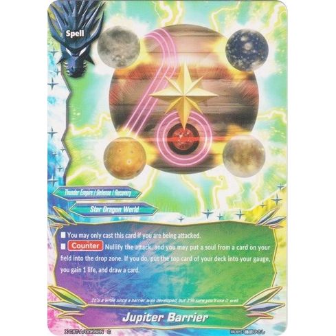 Image for Jupiter Barrier (X-CBT-A/0066EN) (X-CBT) - Future Card BuddyFight