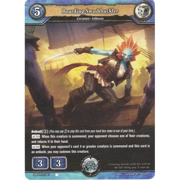 Image for Boarding Swashbuckler (DB-BT03/063) (BP03) - Dragoborne