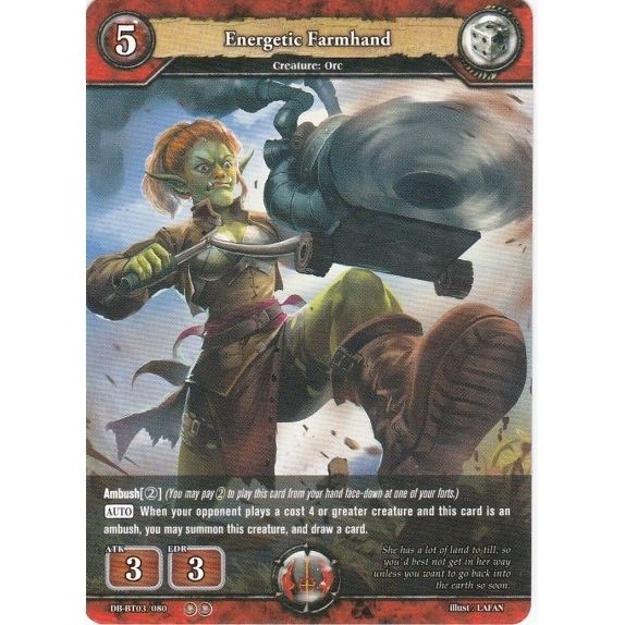 Image for Energetic Farmhand (DB-BT03/080) (BP03) - Dragoborne