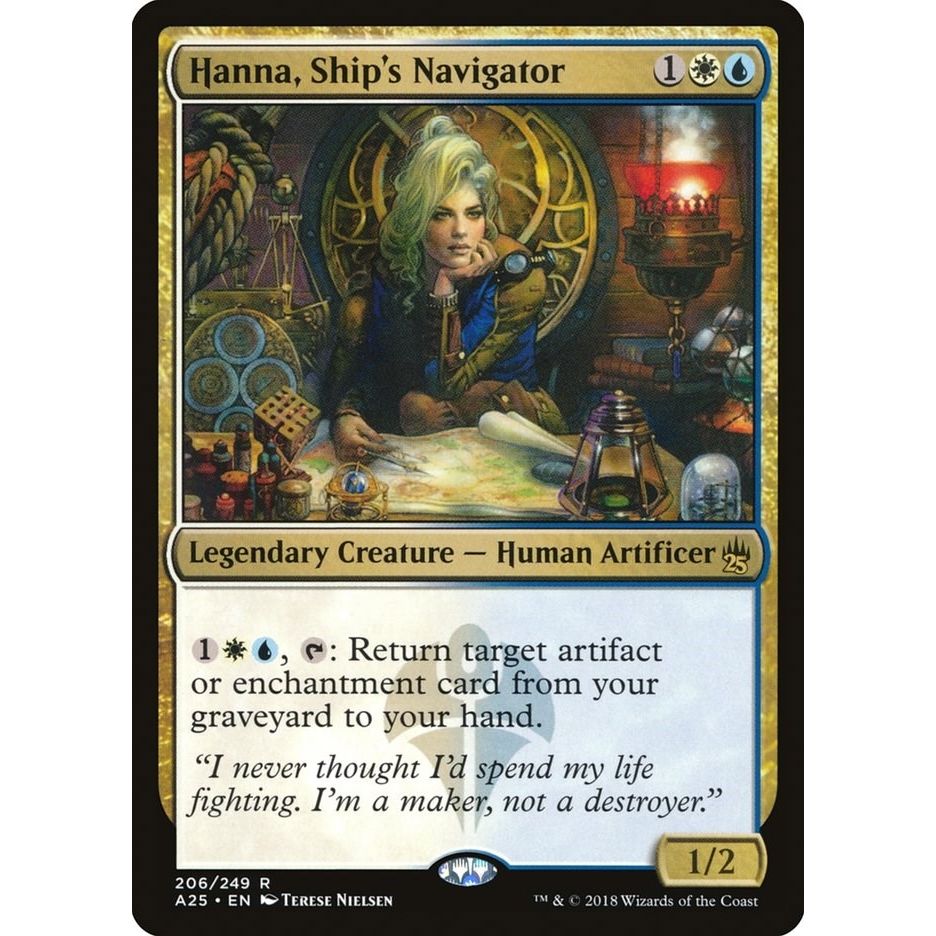 Image for Hanna, Ship's Navigator (206) (A25) - Magic: The Gathering