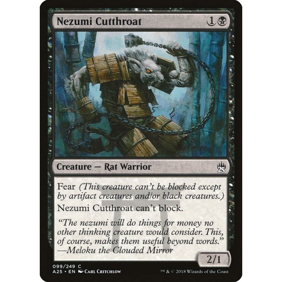 Image for Nezumi Cutthroat (99) (A25) - Magic: The Gathering