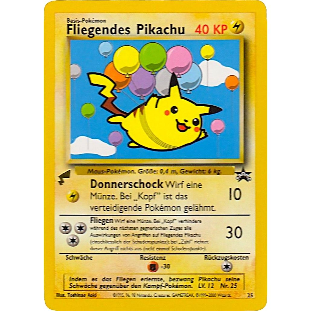 Image for Pikachu (Flying) (25) (PWCP) - Pokemon