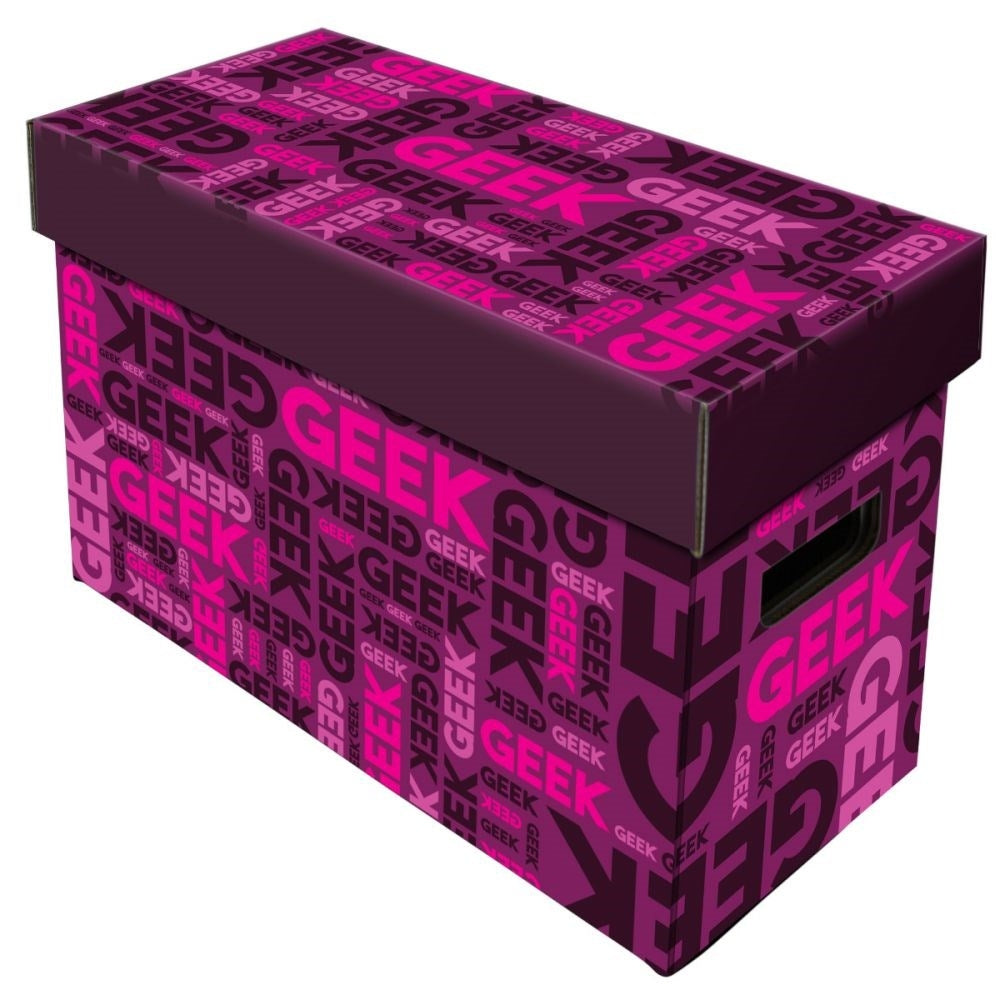 Image for Short Comic Box - Art: Pink Geek - Collectible Storage