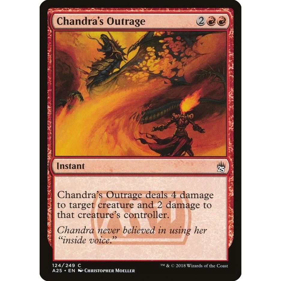 Image for Chandra's Outrage (124) (A25) - Magic: The Gathering