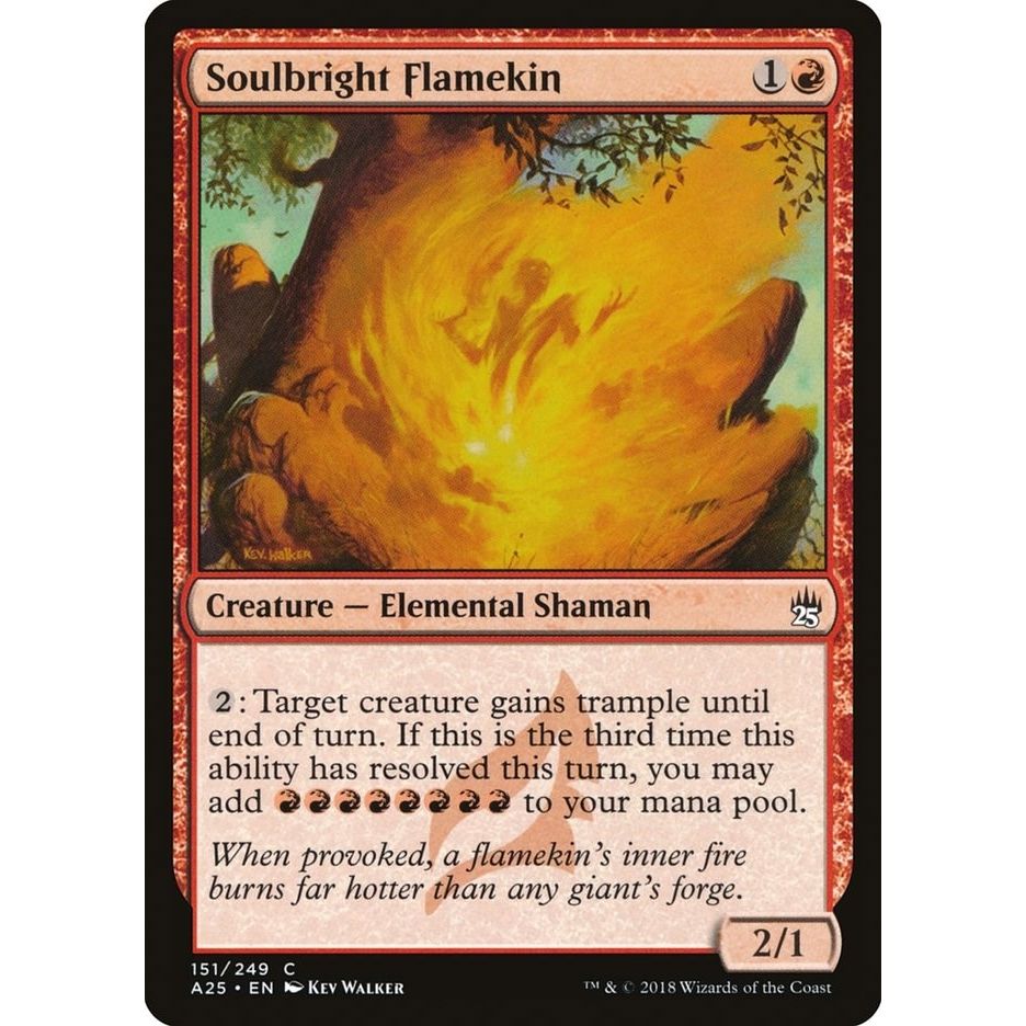 Image for Soulbright Flamekin (151) (A25) - Magic: The Gathering