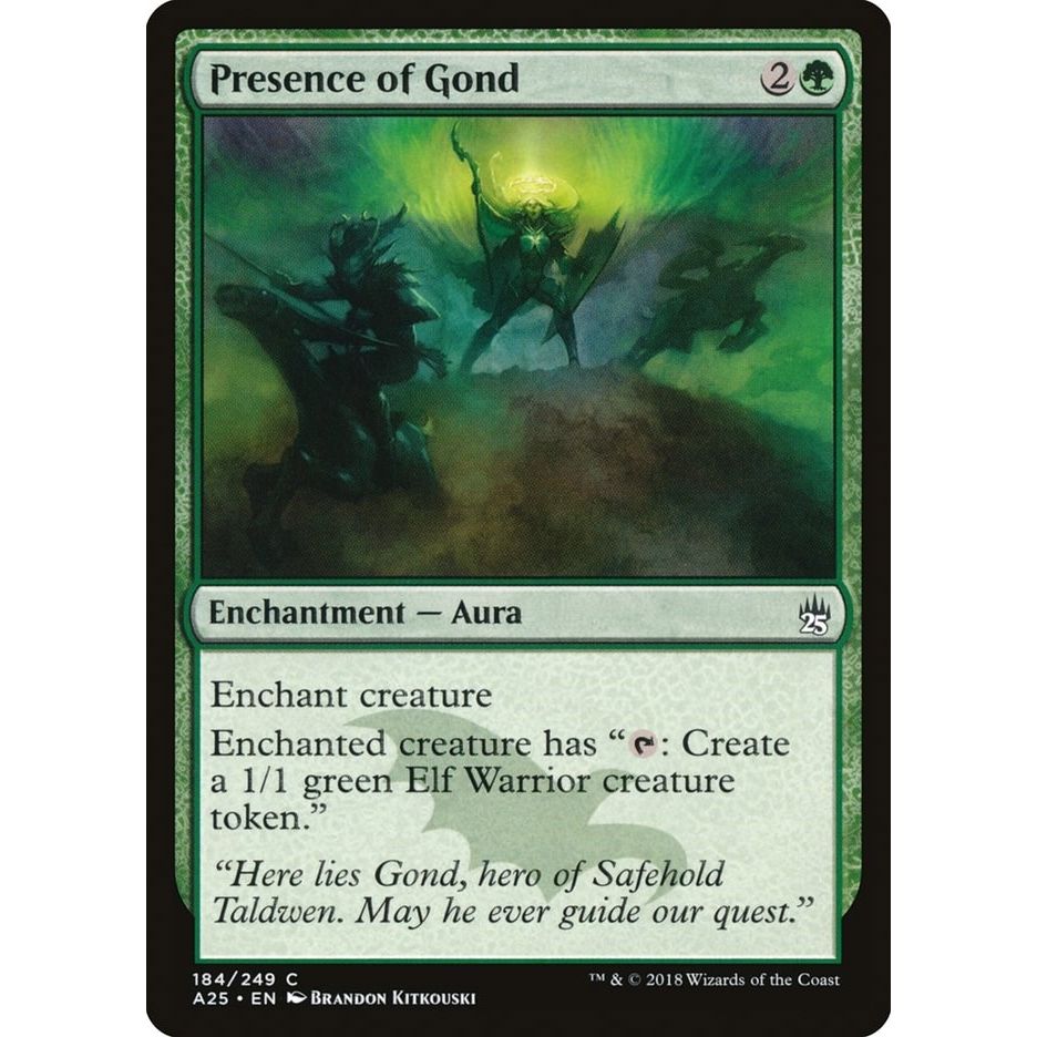Image for Presence of Gond (184) (A25) - Magic: The Gathering