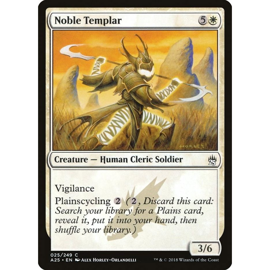 Image for Noble Templar (25) (A25) - Magic: The Gathering
