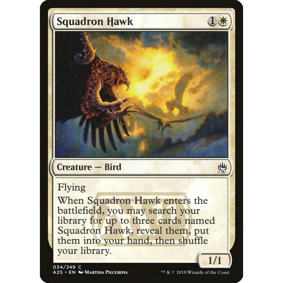 Image for Squadron Hawk (34) (A25) - Magic: The Gathering