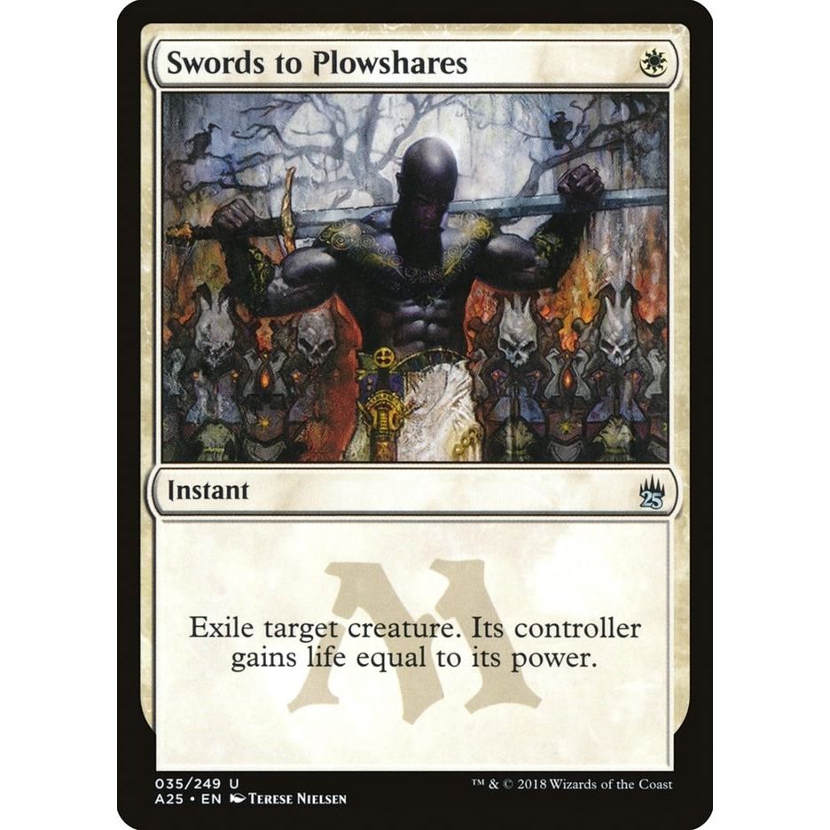 Image for Swords to Plowshares (35) (A25) - Magic: The Gathering