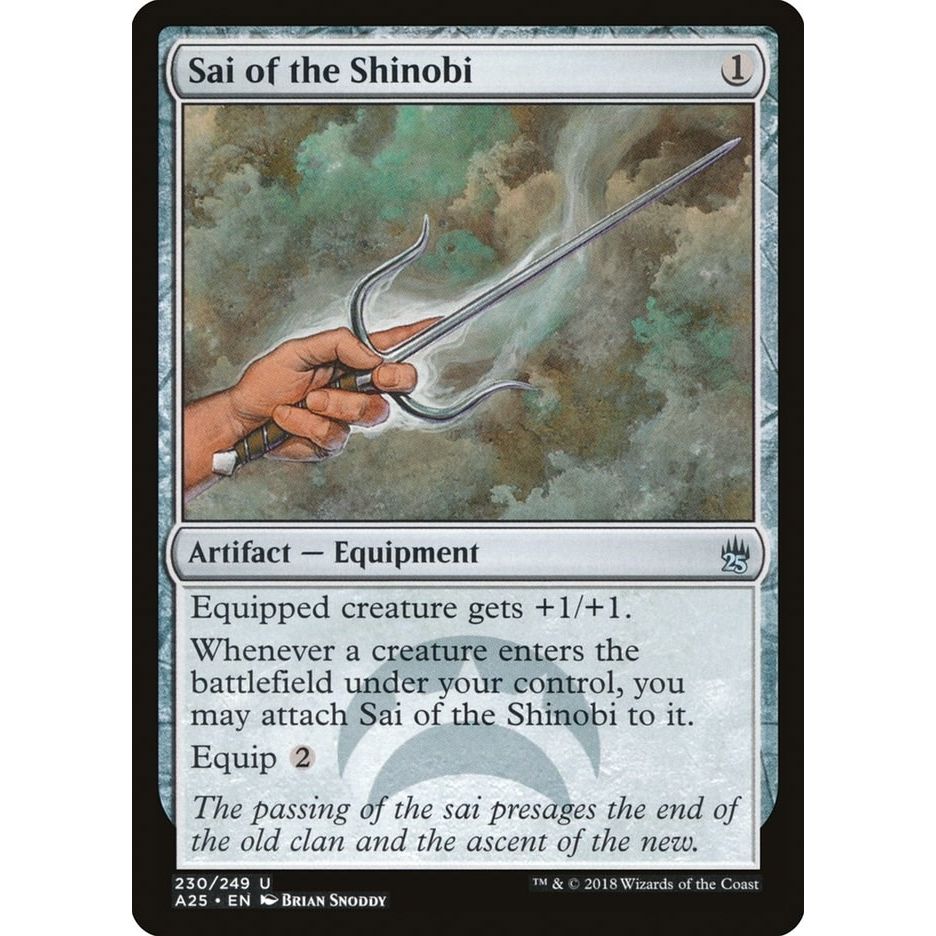 Image for Sai of the Shinobi (230) (A25) - Magic: The Gathering