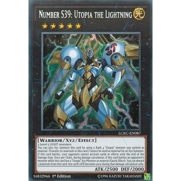 Image for Number S39: Utopia the Lightning (LCKC-EN087) (LC06) - YuGiOh