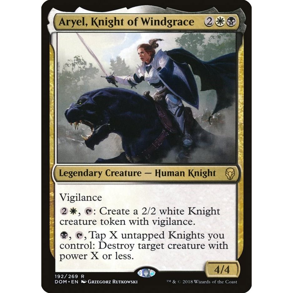 Image for Aryel, Knight of Windgrace (192) (DOM) - Magic: The Gathering