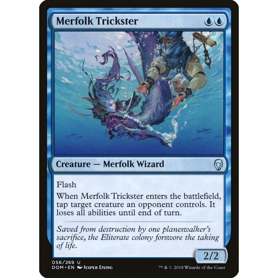 Image for Merfolk Trickster (56) (DOM) - Magic: The Gathering