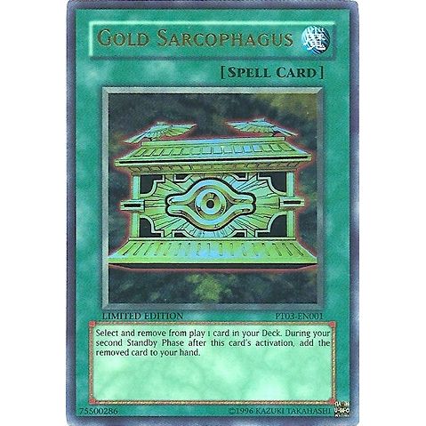 Image for Gold Sarcophagus (PT03-EN001) (PTP-EU) - YuGiOh