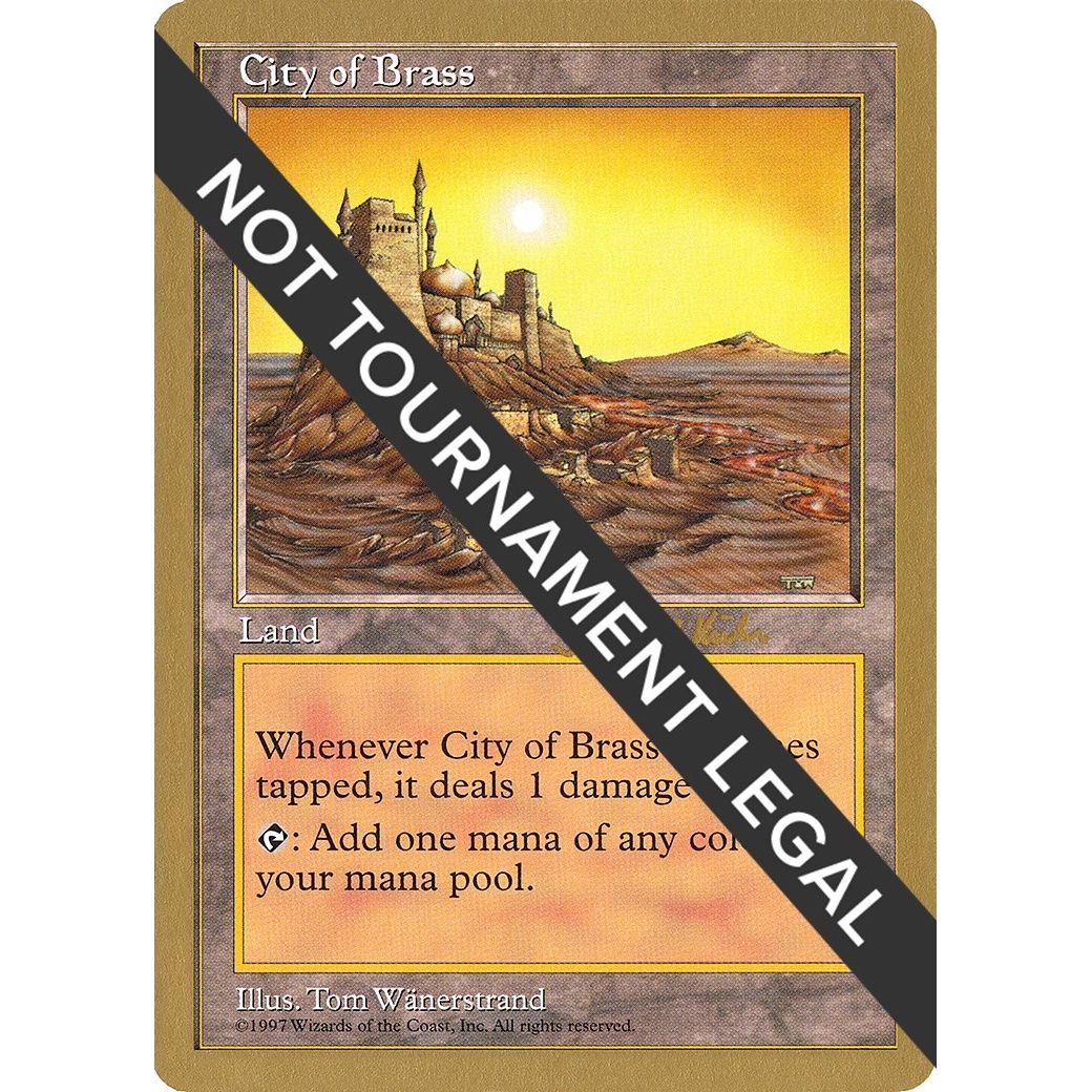 Image for City of Brass - 1997 Janosch Kuhn (5ED) (WCD) - Magic: The Gathering