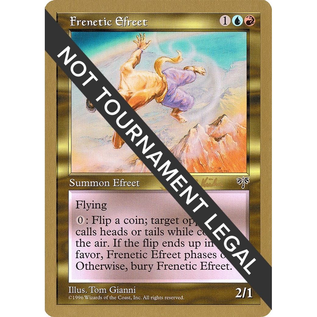 Image for Frenetic Efreet - 1997 Janosch Kuhn (MIR) (WCD) - Magic: The Gathering