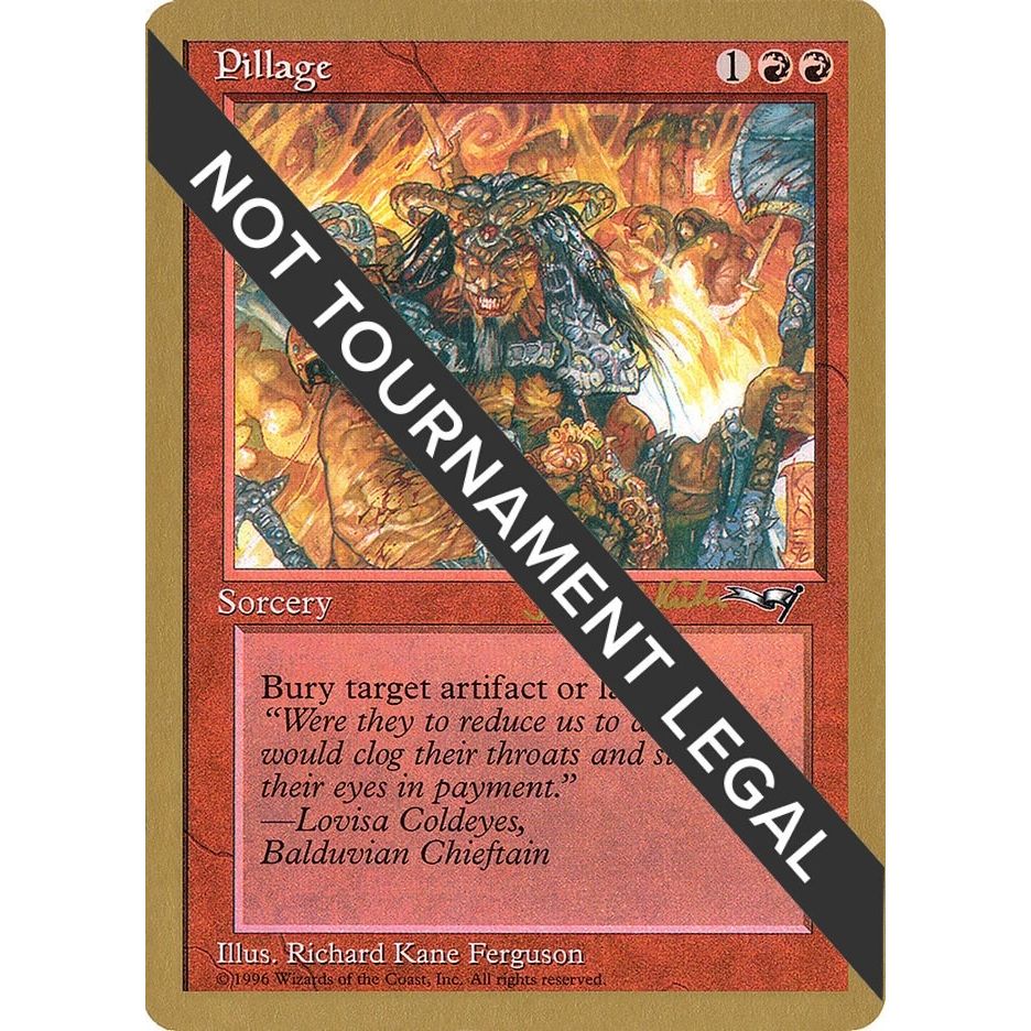 Image for Pillage - 1997 Janosch Kuhn (ALL) (WCD) - Magic: The Gathering
