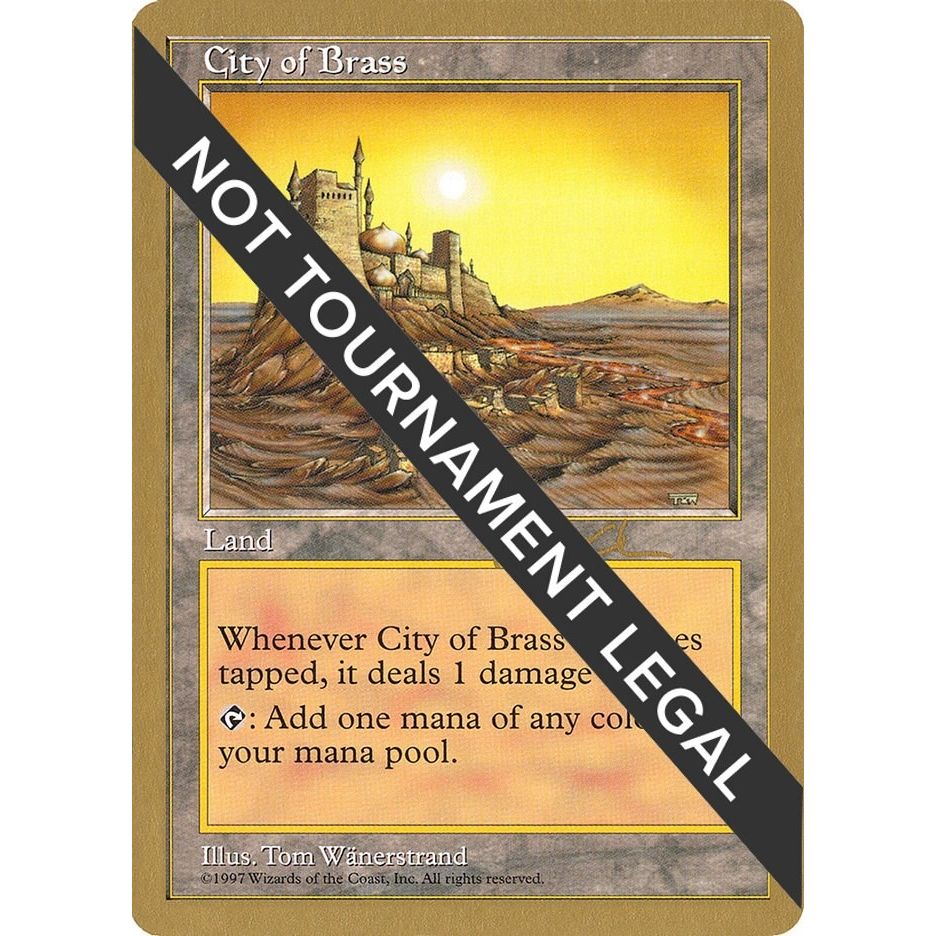 Image for City of Brass - 1997 Paul McCabe (5ED) (WCD) - Magic: The Gathering