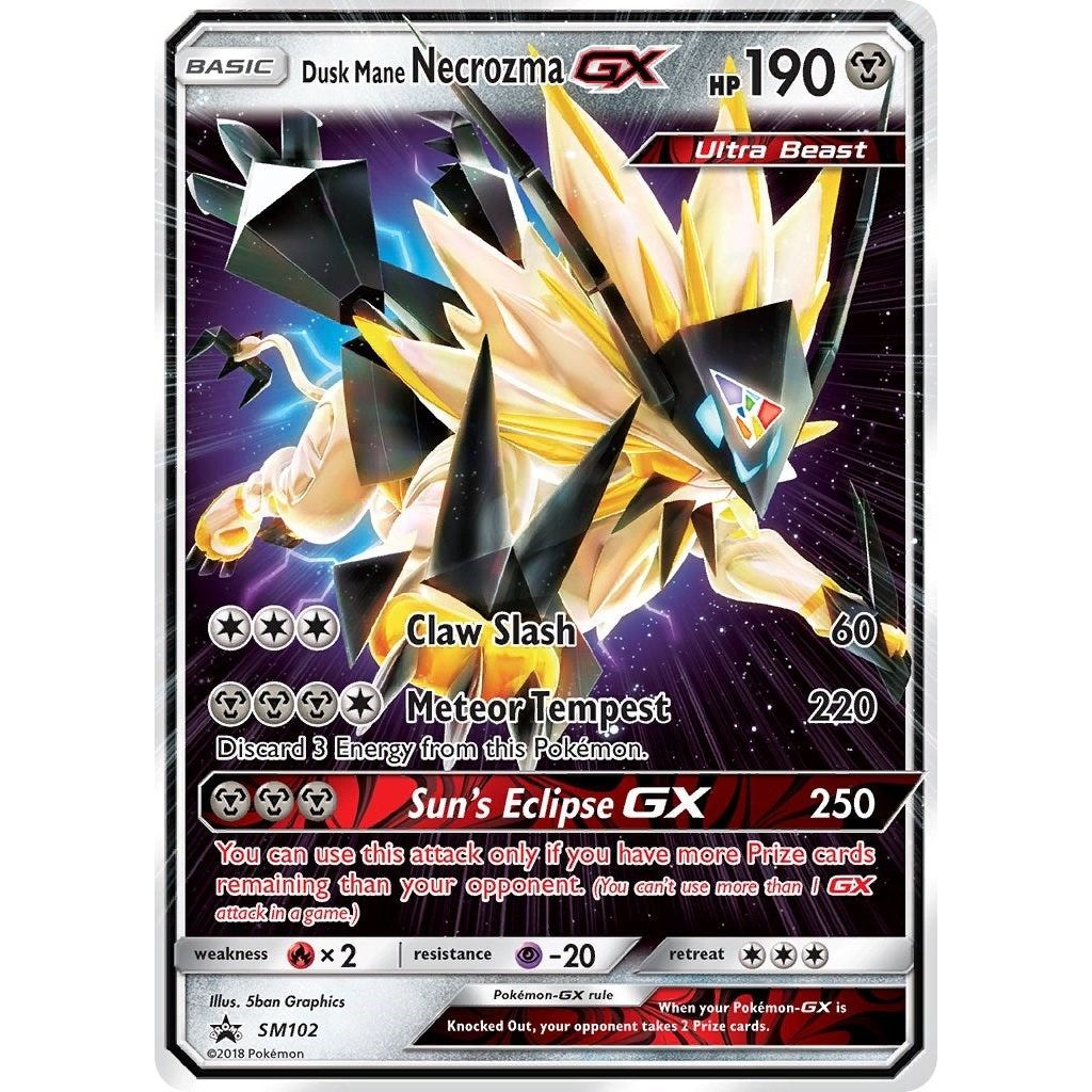 Image for Dusk Mane Necrozma GX - SM102 (SM102) (SMP) - Pokemon
