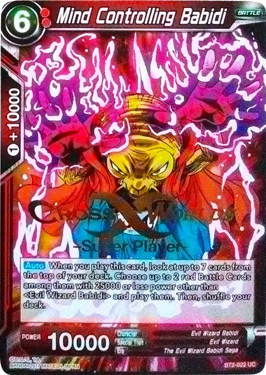 Image for Mind Controlling Babidi (Super Player Stamped) (BT2-022) (TPR) - Dragon Ball Super: Masters