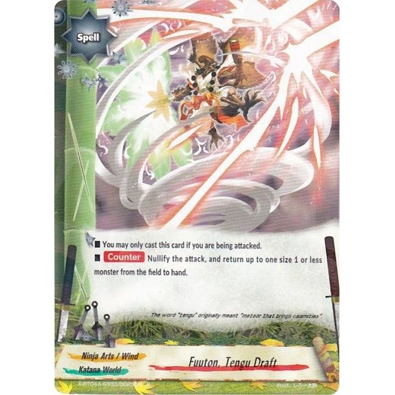 Image for Fuuton, Tengu Draft (X-BT04A-SS03/0023EN) (X-BT04A) - Future Card BuddyFight