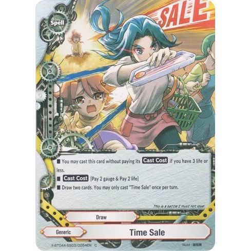 Image for Time Sale (X-BT04A-SS03/0054EN) (X-BT04A) - Future Card BuddyFight