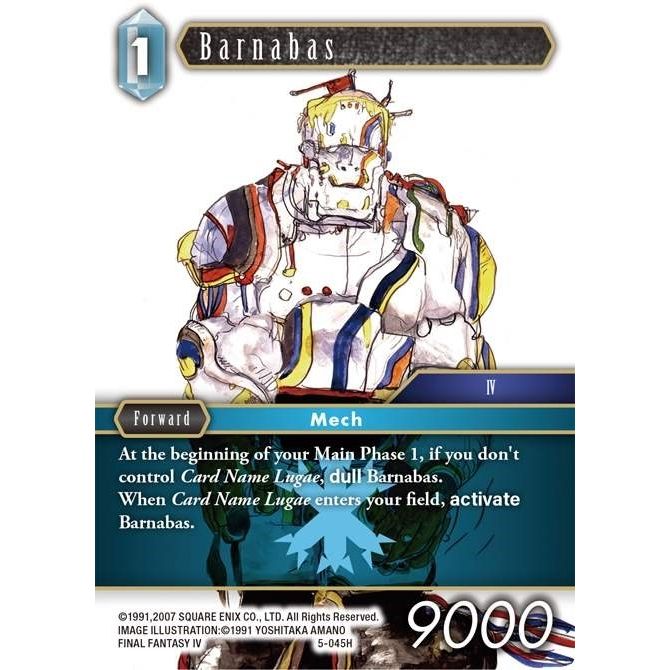 Image for Barnabas (5-045H) (OP5) - Final Fantasy TCG