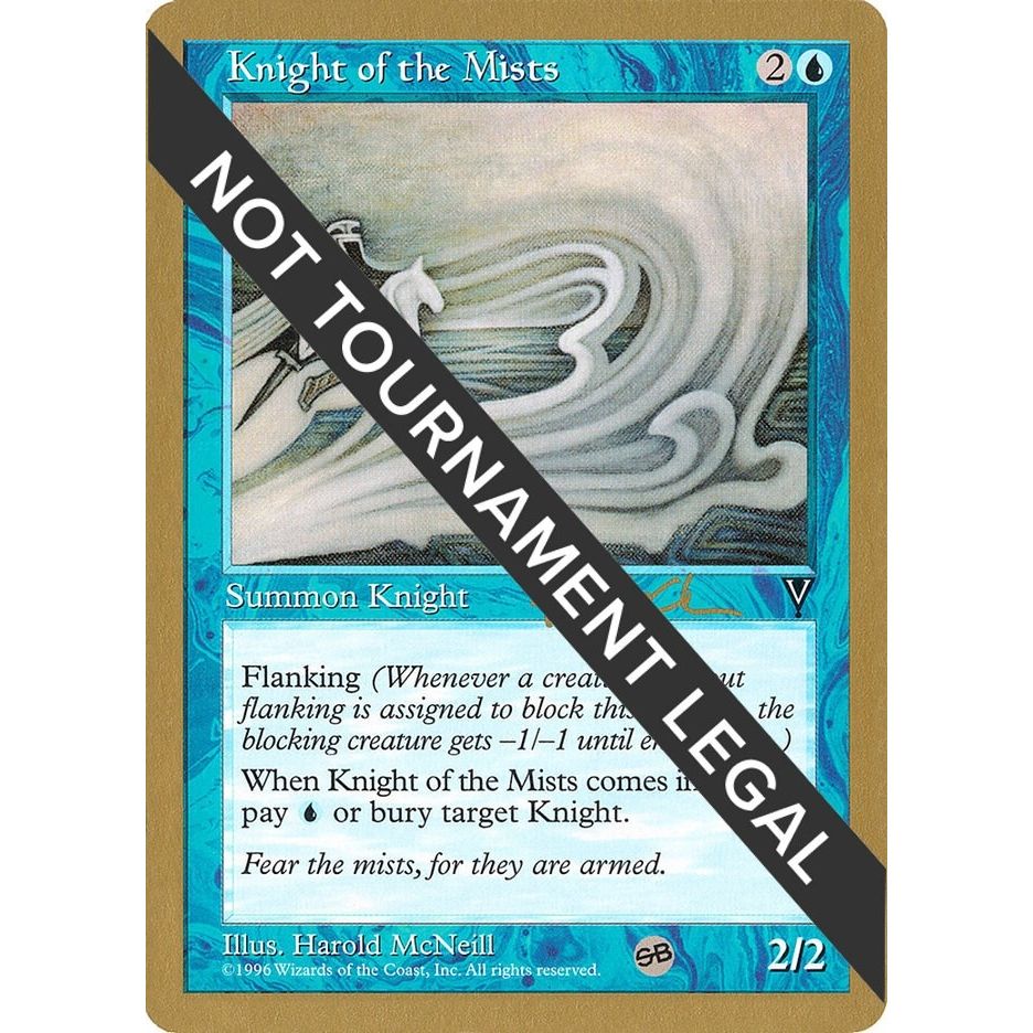 Image for Knight of the Mists - 1997 Paul McCabe (VIS) (SB) (WCD) - Magic: The Gathering