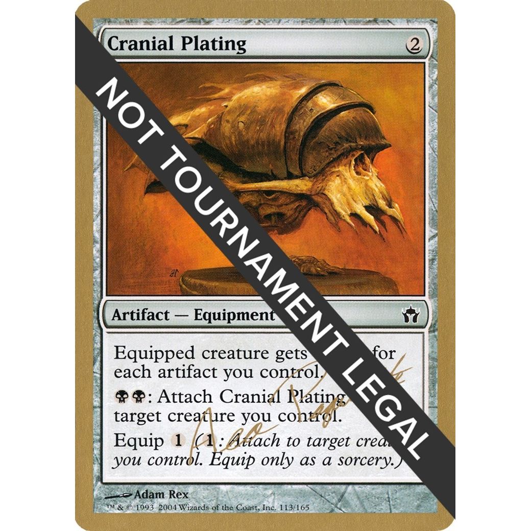 Image for Cranial Plating - 2004 Aeo Paquette (MRD) (WCD) - Magic: The Gathering