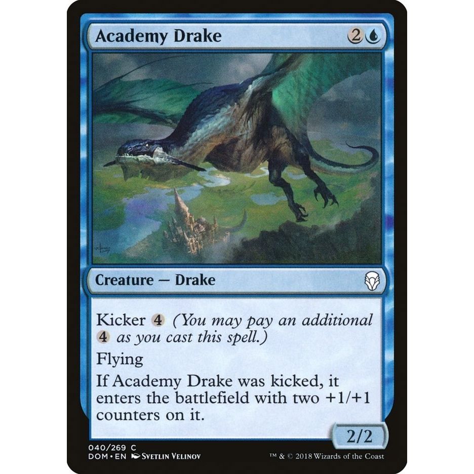 Image for Academy Drake (40) (DOM) - Magic: The Gathering