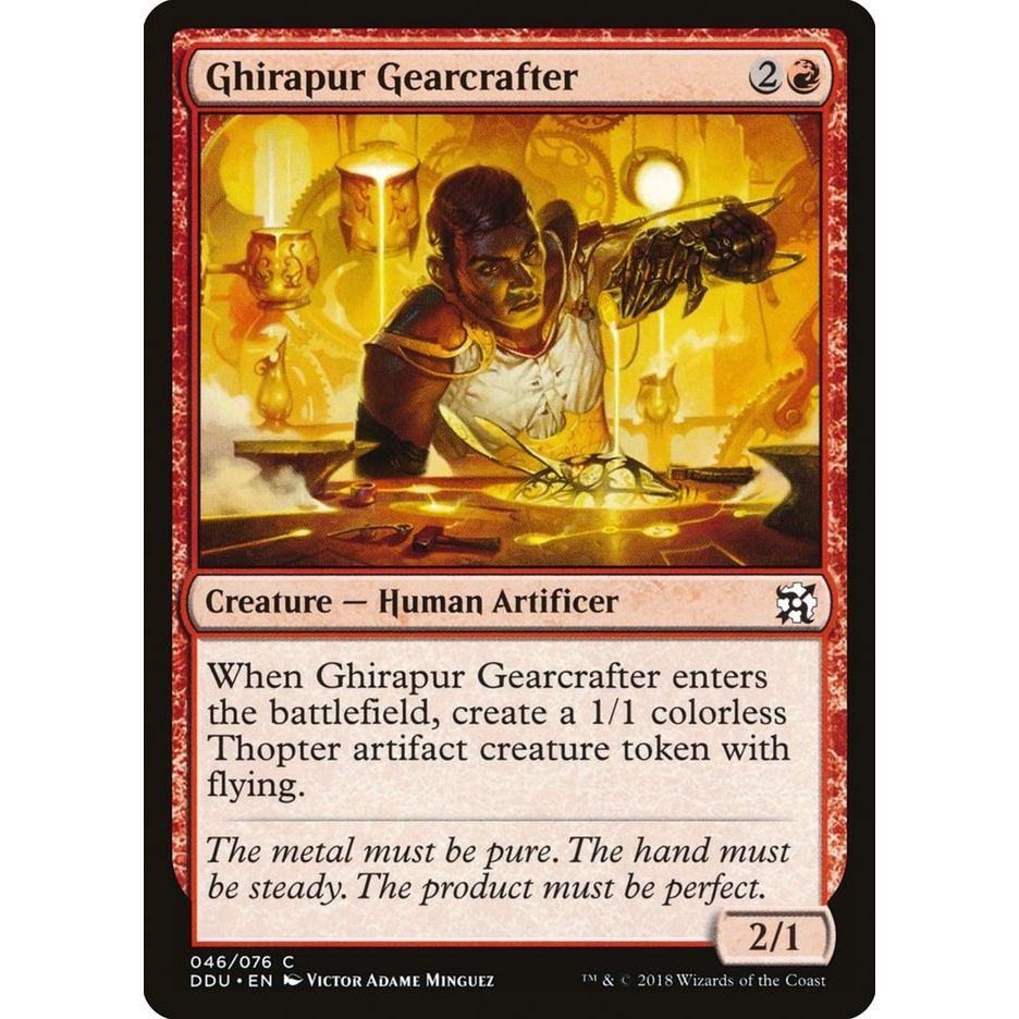 Image for Ghirapur Gearcrafter (46) (DDU) - Magic: The Gathering