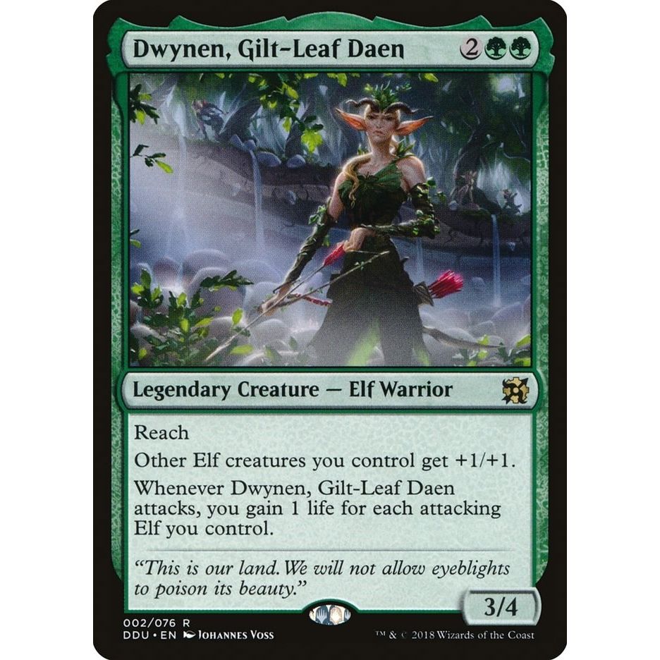 Image for Dwynen, Gilt-Leaf Daen (2) (DDU) - Magic: The Gathering
