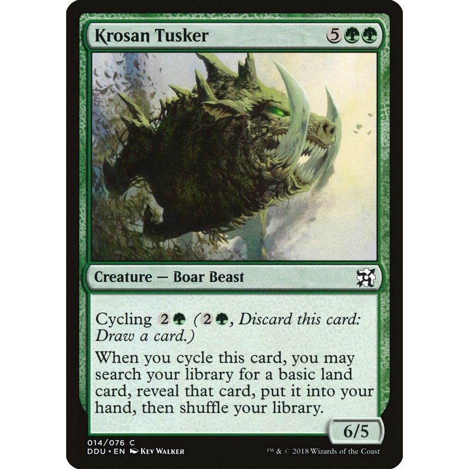 Image for Krosan Tusker (14) (DDU) - Magic: The Gathering